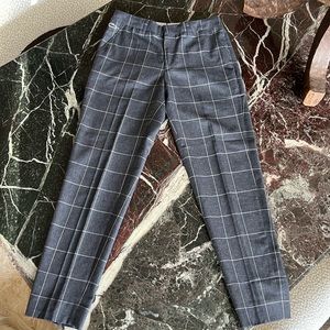 Lacoste L!VE Grey Plaid Dress Pants Trousers Size 29